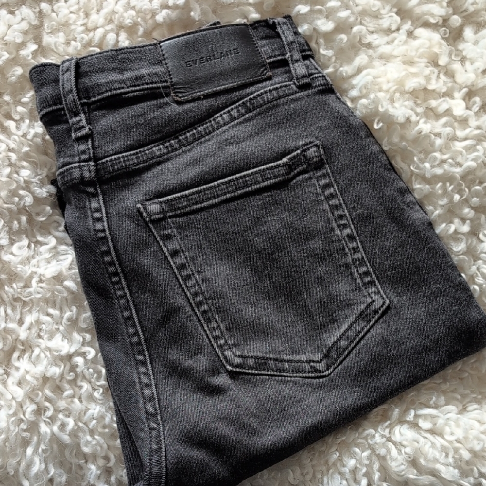 Everlane The High Rise Skinny Jean, Washed Black 26R